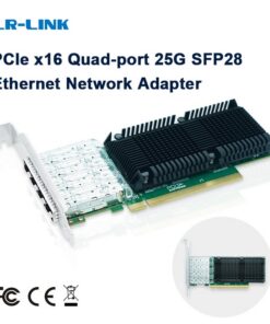 LR-LINK 1023pf Quad-Port 25GB PCIe X16 Card mạng Nic Ethernet Adapter dựa trên Intel E810 chip với cấu hình thấp rdma