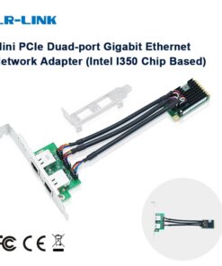 LR-LINK 2217pt cổng kép Mini PCI-Express Gigabit mạng Ethernet Card RJ45 LAN Adapter 10/100/1000Mbps PCI-E Intel i350 chip