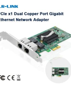 LR-LINK 9202pt Gigabit Ethernet Card Mạng Adapter PCI-Express X1 cổng kép RJ45 LAN Card PC Intel 82575
