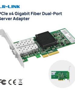 LR-LINK 9712hf-2sfp Dual-Port Gigabit Ethernet sợi quang Lan card mạng 1GB PCI-E Network Adapter Intel I350-F2 tương thích