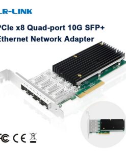 LR-LINK 9804bf-4sfp Quad-Port PCIe 10GB Card mạng Nic PCI Express x8 10 Gigabit máy chủ Adapter dựa trên Intel xl71