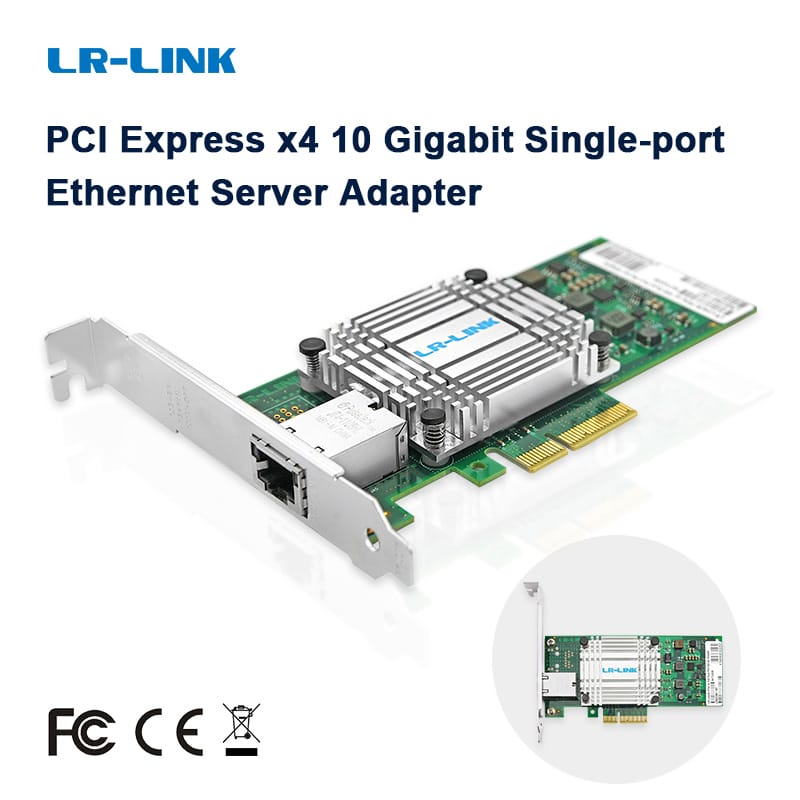 LR-LINK 9811bt 10GB PCI-E Nic card mạng, Đồng RJ45 cổng, với IntelX550-T1 điều khiển, PCI Express Ethernet Lan Adapter