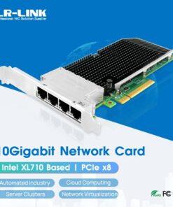 Lrec9804bt Intel Card mạng x710t4 Ethernet hội tụ Bộ chuyển đổi mạng Quad Port RTL
