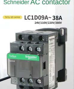 Mới màu đen Schneider phiên bản ba cực accontactor lc1d09 lc1d12 lc1d18 lc1d25 lc1d32 lc1d38 b7c f7c q7c m7c 24V 110V 220V 380V