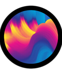 Màn hình cảm ứng tròn Waveshare 1080 × 1080 5inch HDMI cho Raspberry Pi, IPS cảm ứng 10 điểm, bảng điều khiển kính cường lực liên kết quang