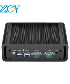 Máy tính mini công nghiệp fanless Intel N100 Ethernet kép 2X COM DB9 RS232 RS485 3G 4G LTE khe cắm thẻ Sim GPIO Wifi Windows Linux