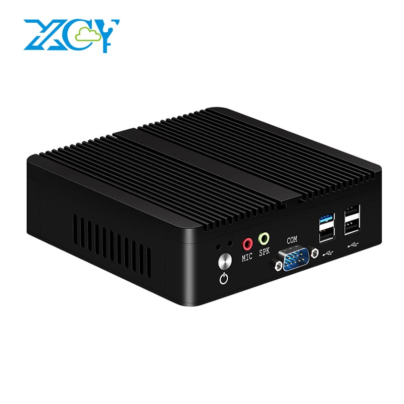 Máy tính mini Intel PENTIUM J2900 bốn màu 2X với RS232 dual Gigabit Ethernet nhúng máy tính công nghiệp fanless hỗ trợ wifi 4G