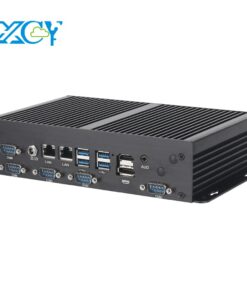 Máy tính PC mini công nghiệp fanless Intel I7 10610u 6x Com 232/485/TTL 2X Lan 8X USB HDMI dp LVDS GPIO Wifi Sim 4G 5G LTE Windows Linux