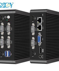 Máy vi tính mini Intel pentium N5000 j4125 2X GbE LAN 6x Com RS232/RS485 6x USB GPIO mở rộng hỗ trợ Sim 4G Wifi Windows 10/11 Ubuntu