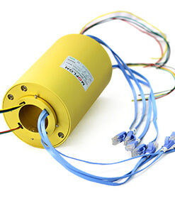 Dòng ME2502 Kích thước lỗ 50mm, OD 119mm, 2 kênh 100/1000M Ethernet+2~60 mạch