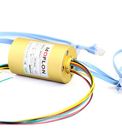 Dòng ME2202 Kích thước lỗ 20mm, OD 69mm, 2 kênh 100/1000M Ethernet+2~40 mạch