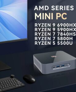 Mini PC AMD Ryzen 7 7735hs 7840hs 16GB lpddr5 M.2 NVMe SSD pico4.0 wifi6 bt5.0 Type-C usb4 4k pd3.0 2.5g Ethernet Windows 11