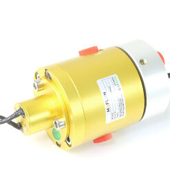 Dòng MKD23 2 Passages G3/8″ Pneumatic Rotary Unions + 0~96 Circuits, đầu ra mặt cuối